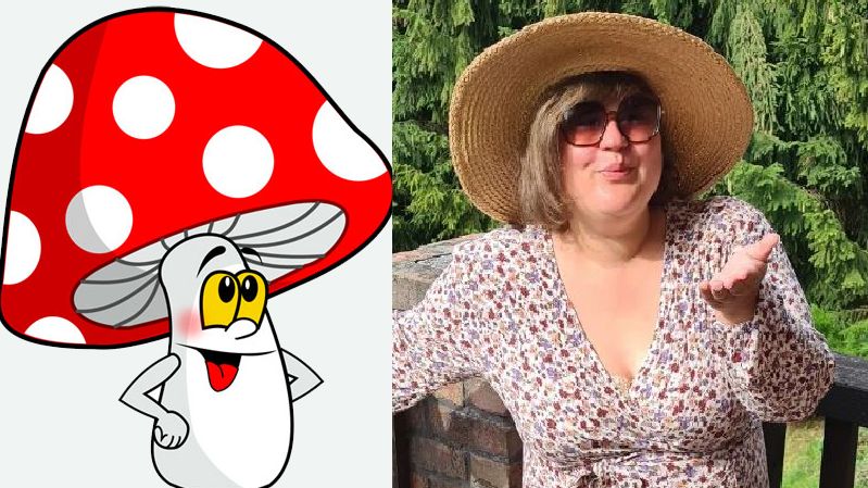 Dominika Gwit w kapeluszu została porównana przez męża do grzyba