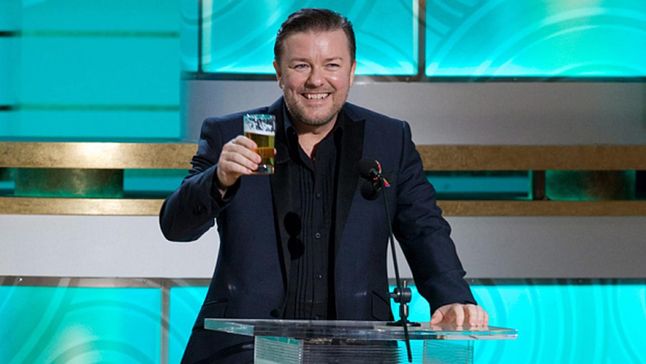 Ricky Gervais, który bezlitośnie wyśmiał Turystę na rozdaniu Złotych Globów