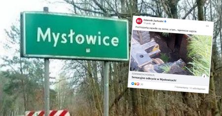 Pod koparką zapadła się ziemia. Sensacyjne odkrycie w Mysłowicach