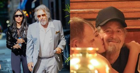 85-letni Al Pacino WYMIENIA CZUŁOŚCI ze sporą młodszą kobietą. Nie jest to matka jego synka...