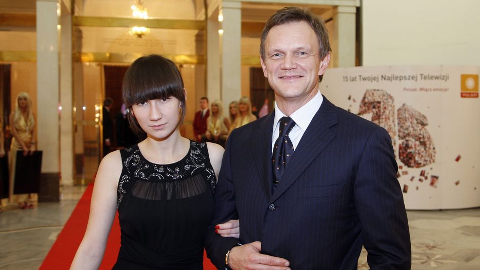 Cezary Pazura z córką, Anastazją