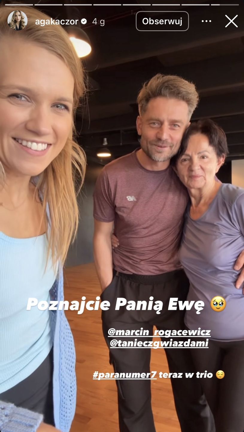 Agnieszka Kaczorowska pokazała mamę Marcina Rogacewicza