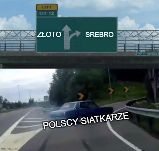 Memy z polskimi siatkarzami po finale na igrzyskach (internet)