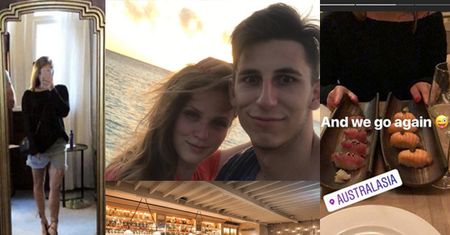 Wystrojona Pola Lis poszła z chłopakiem na romantyczną randkę w Manchesterze! (FOTO)