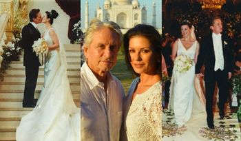 Catherine Zeta Jones uczciła SREBRNE GODY z Michaelem Douglasem fotkami ze ślubu: "Kocham Cię dzisiaj tak jak wtedy" (ZDJĘCIA)