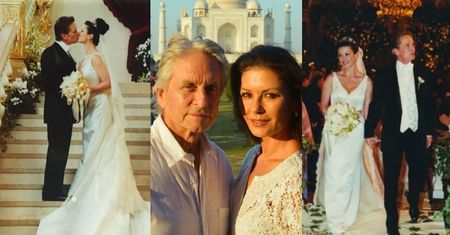 Catherine Zeta Jones uczciła SREBRNE GODY z Michaelem Douglasem fotkami ze ślubu: "Kocham Cię dzisiaj tak jak wtedy" (ZDJĘCIA)