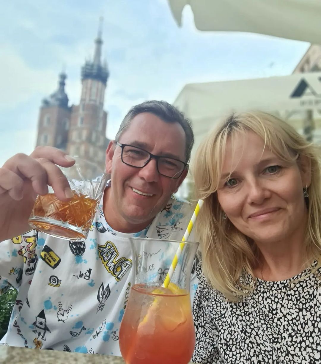Dariusz Wardziak z żoną Katarzyną