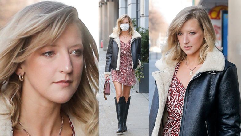 Lara Gessler w letniej sukience i z gołymi nogami w "DDTVN"