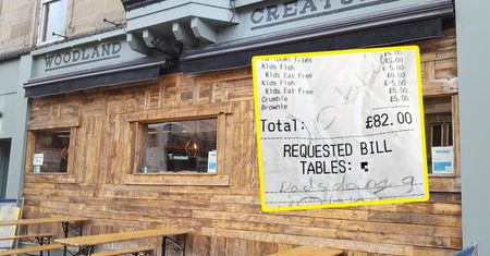 "Paragon śmiechu". Czterolatek upokorzył tatę przed obsługą restauracji