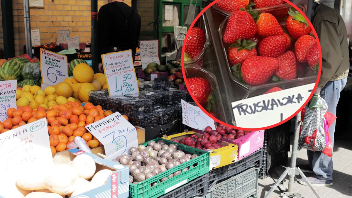 Polskie truskawki w Warszawie. Cena jest kosmiczna