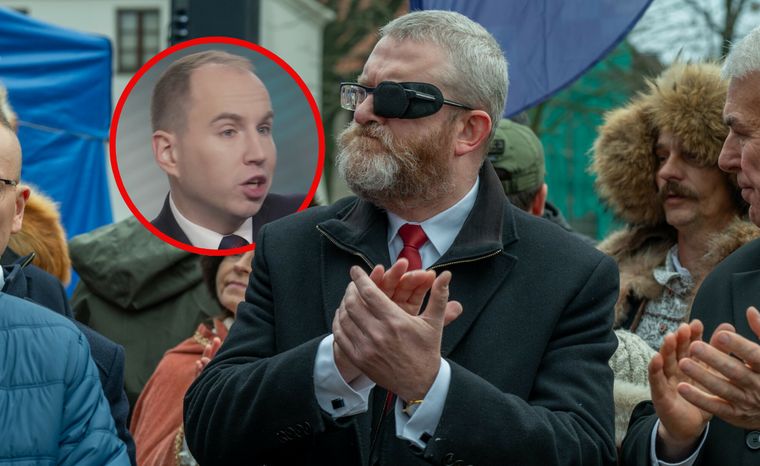 Napięcie na polskiej prawicy. Człowiek Nawrockiego uderza w Brauna