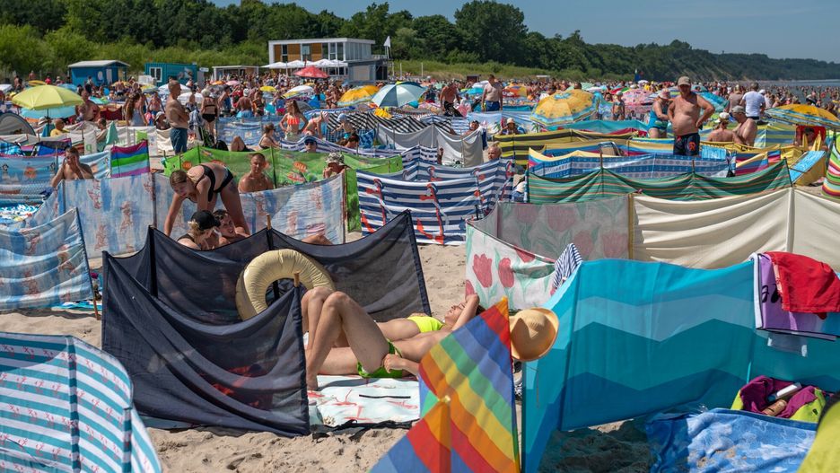 Parawany to częsty widok nad Bałtykiem