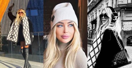 Julia Dybowska okadza torbę Chanel zapachem swojskiej kiełbasy podczas wypadu do Zakopanego (ZDJĘCIA)