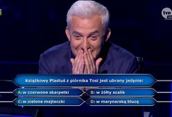 "Milionerzy": Cała widownia parsknęła śmiechem. Hubert złapał się za głowę