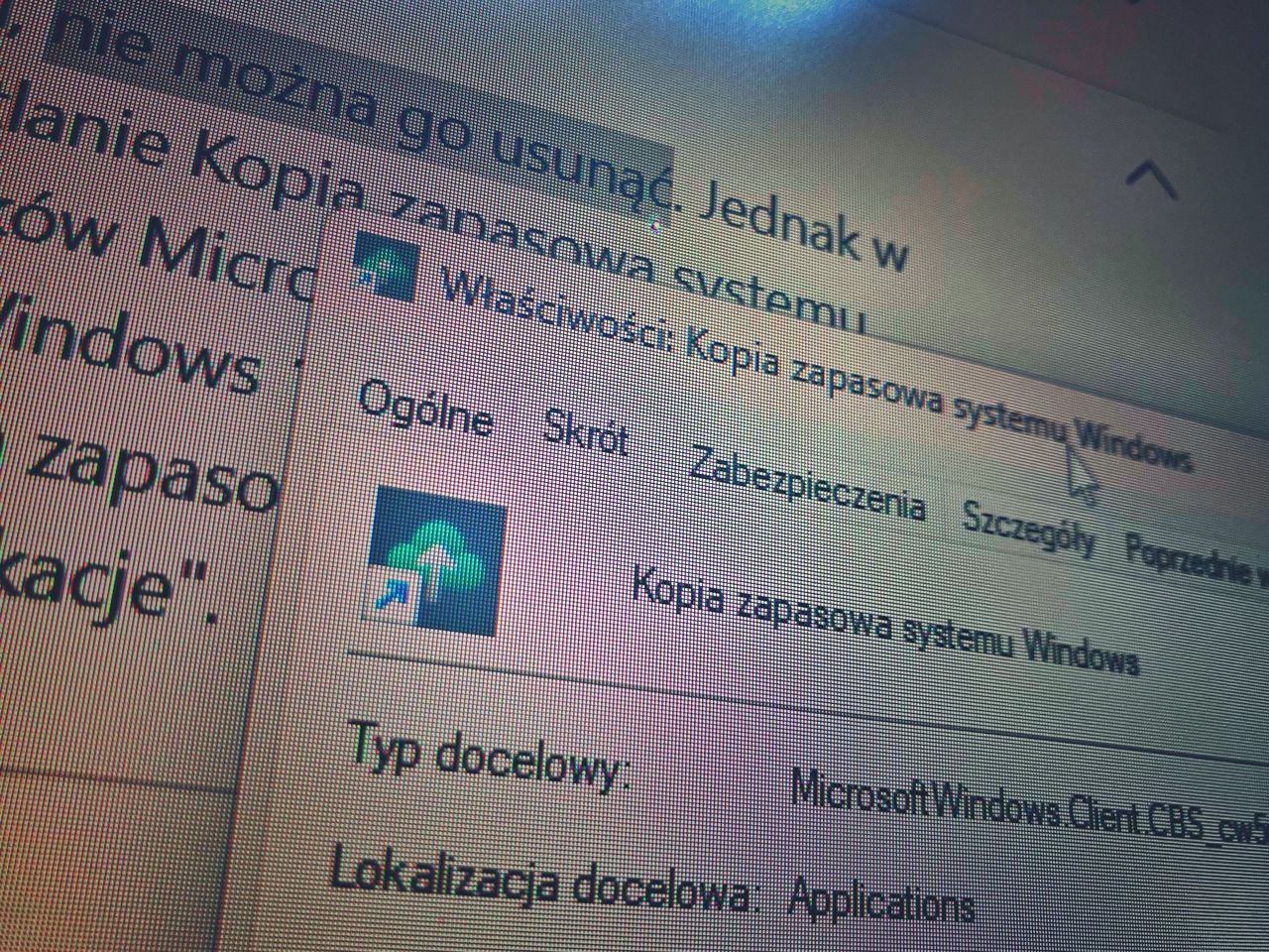 Kopia Zapasowa Windows: narzędzie, którego nie da się usunąć