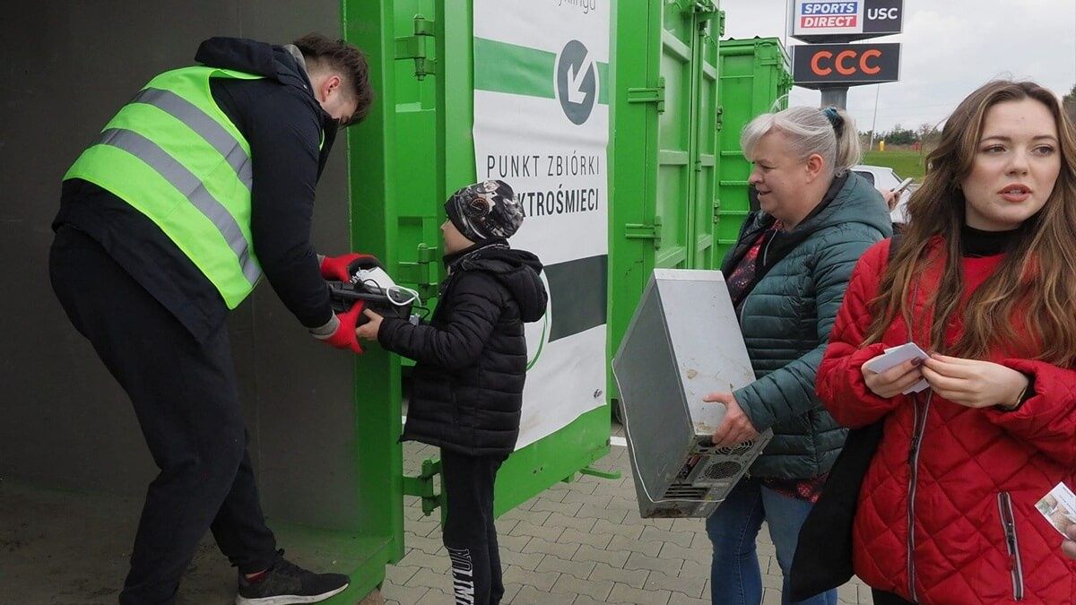 Zbiórka elektrośmieci w Lublinie