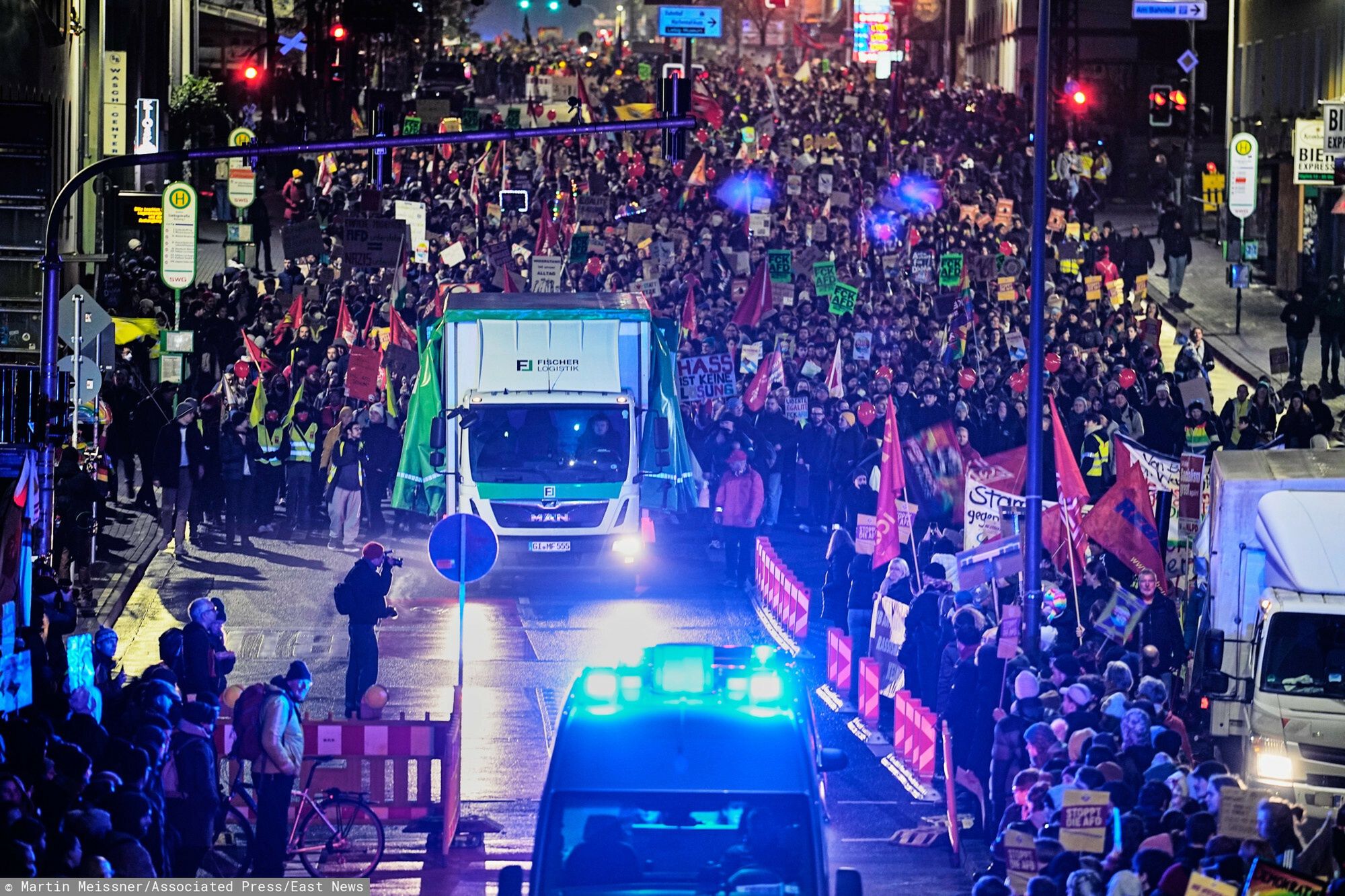 Antyfaszystowska manifestacja w