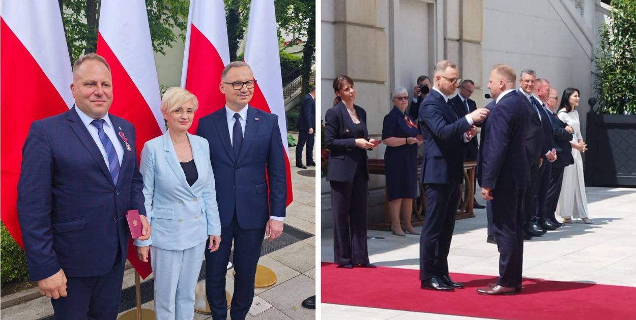 Wójt Gminy Bulkowo odznaczony przez Prezydenta Andrzeja Dudę!
