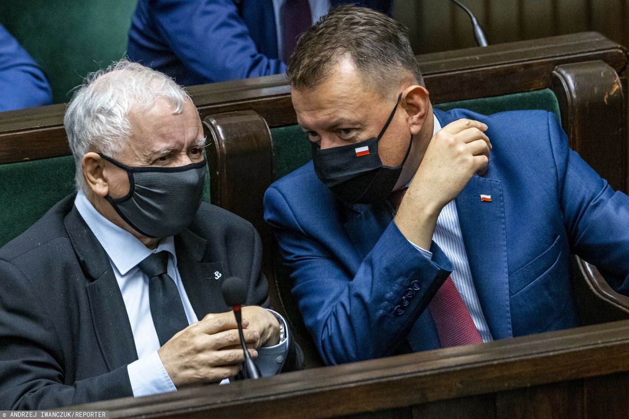 J. Kaczyński i M. Błaszczak