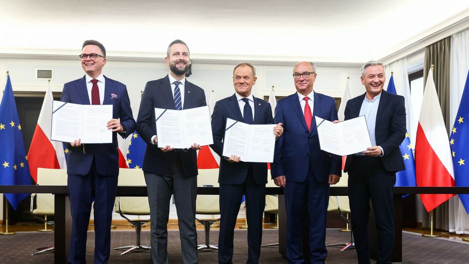 Liderzy opozycji podpisali umowę koalicyjną
