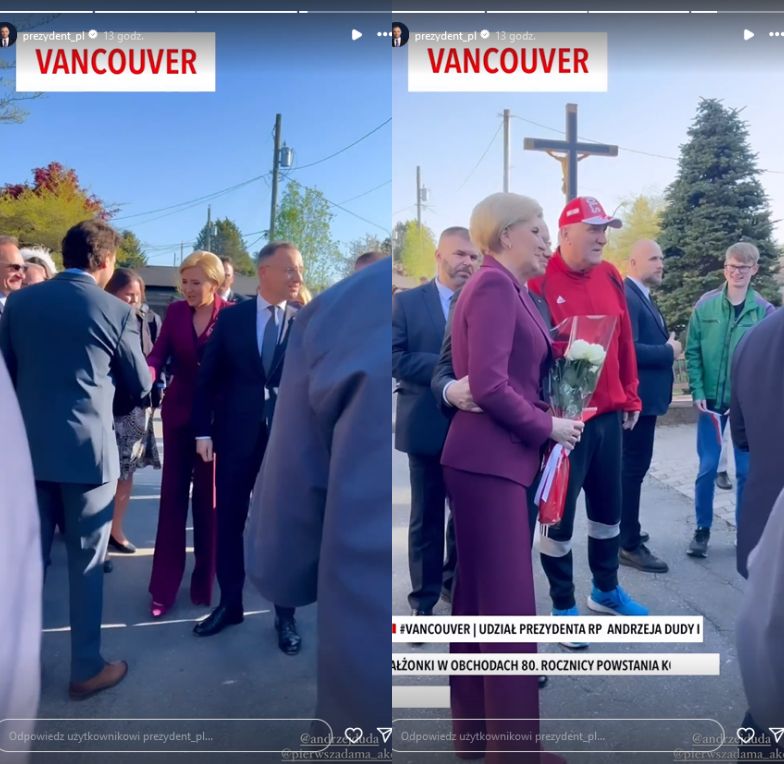 Andrzej i Agata Dudowie na spotkaniu z kanadyjską Polonią w Vancouver