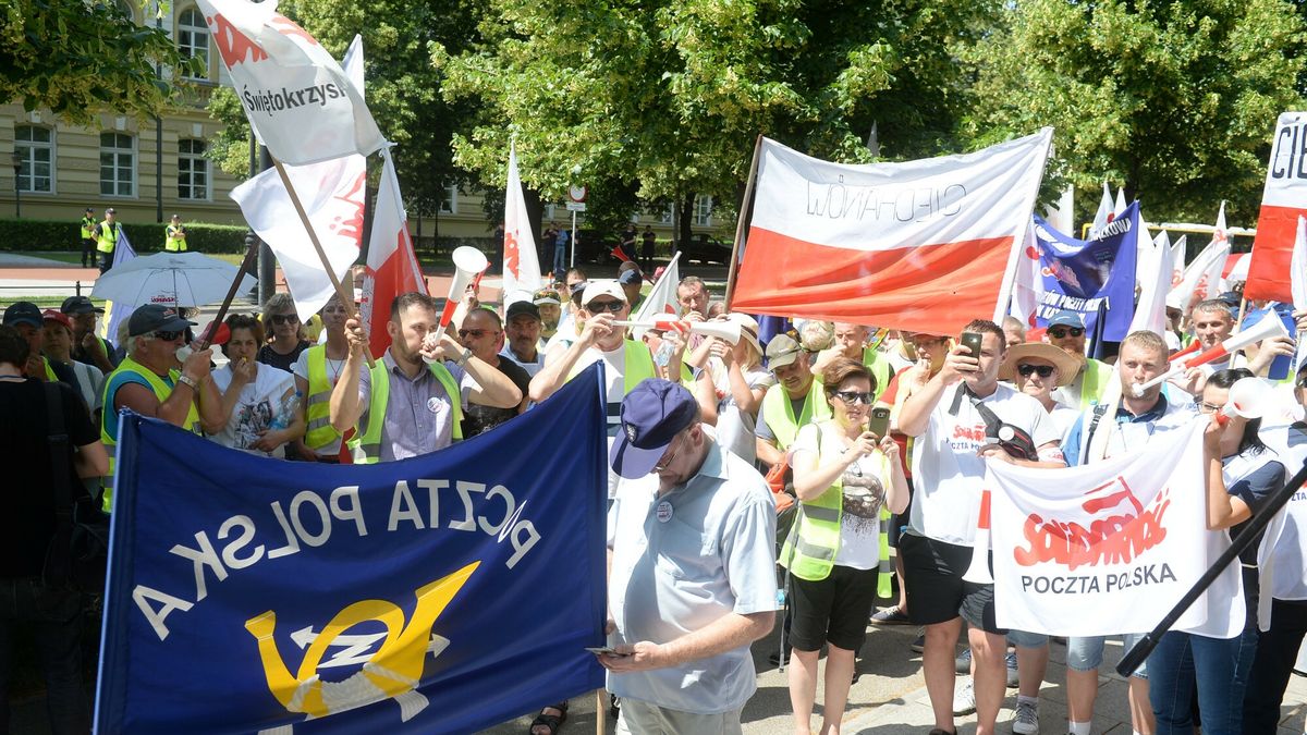 Pikieta pocztowców w 2019 roku