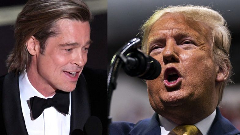Brad Pitt nie przejął się zbytnio krytyką Trumpa. "Nie zamierza być małostkowy"