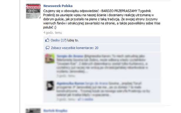 "Newsweek" kontra "Przekrój" - facebookowa wojna znanych tygodników 4