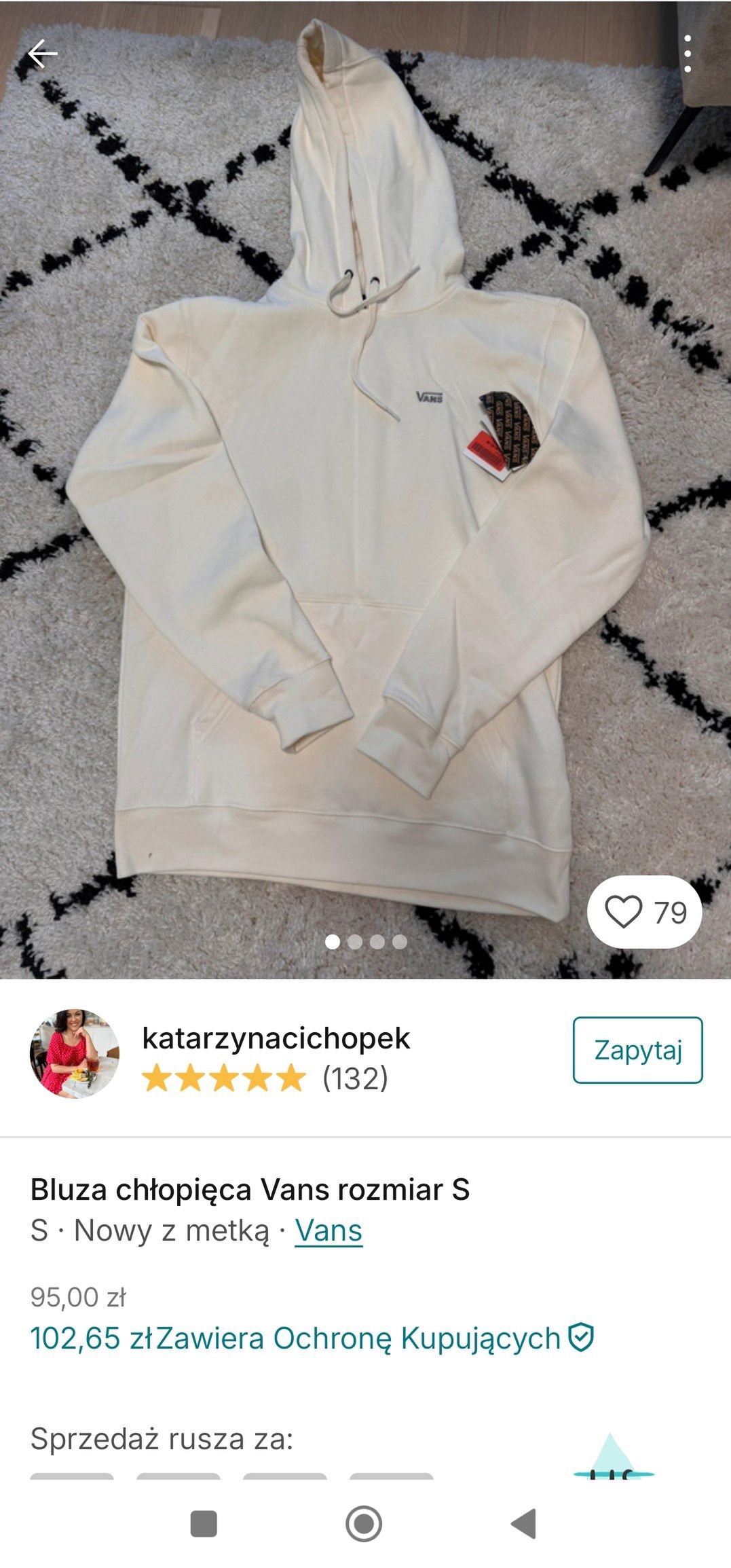 Katarzyna Cichopek sells children's clothes 