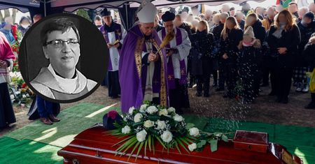 Poruszające sceny. Tak dzieci pożegnały zamordowanego księdza
