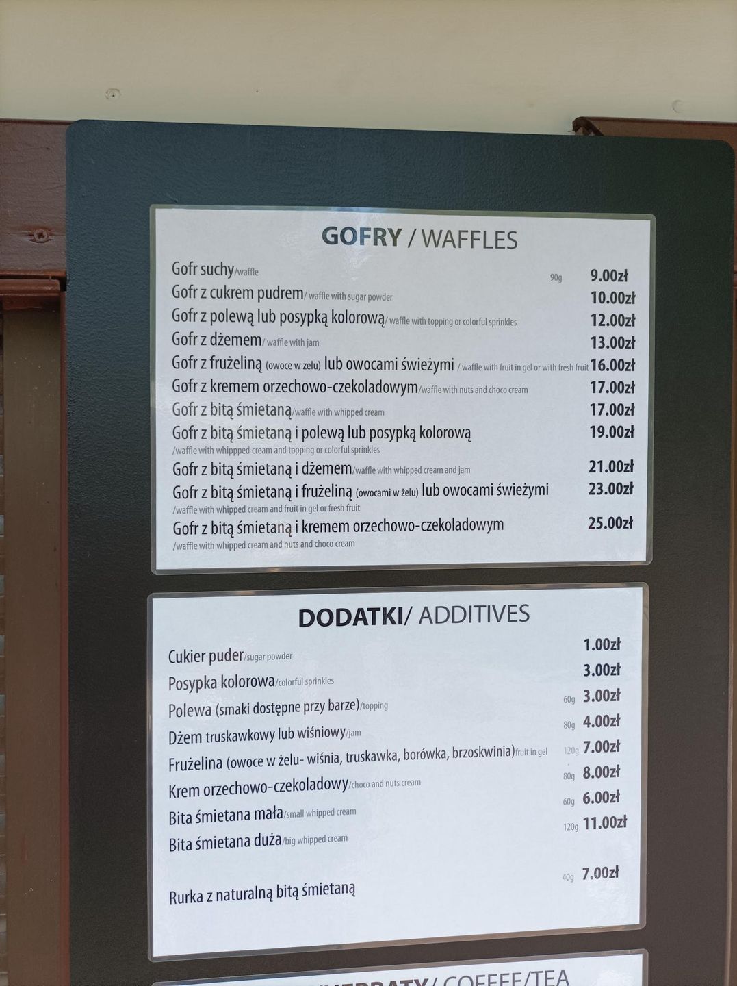 Tyle nad morzem zapłacimy za gofry