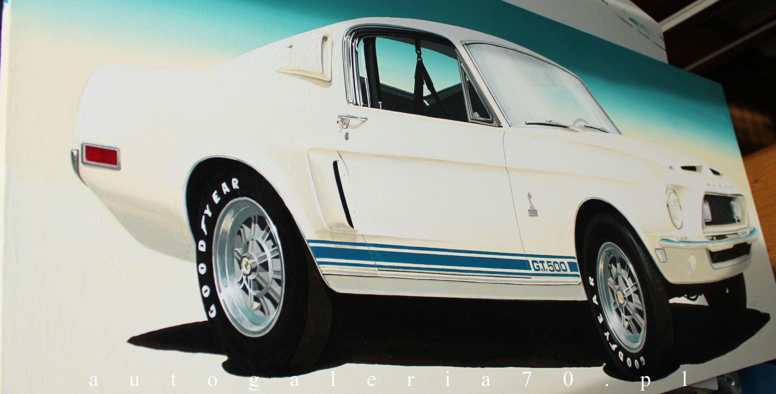 Shelby GT 500 na płótnie 3