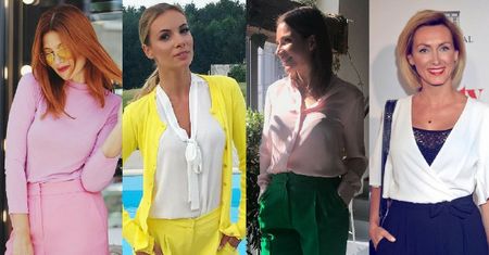 Z czym celebrytki noszą eleganckie spodnie?