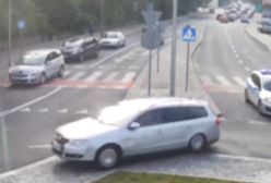 Szalony pościg w Zielonej Górze. Zobacz, co wyprawia kierowca Passata