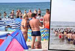 Łańcuch życia w Międzyzdrojach. Nastolatek pod wodą