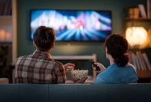 Happy,Family,Watching,Tv,,Movies,In,The,Evening,At,Home.
love,couple,tv,woman,movie,entertainment,caucasian,happy,show,couch,video,house,watching,fan,view,candid,cinema,man,day,leisure,together,digital,spouses,sofa,television,emotional,film,girl,people,room,home,lifestyle,loving,enjoyment,spending,light,watch,person,authentic,indoor,looking,playing,time,evening,family,fun,internet,sitting