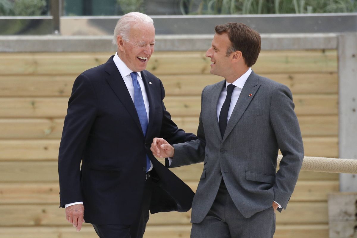 Biden chcę rozmawiać z Macronem o kryzysie dyplomatycznym 