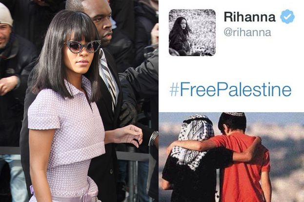 Rihanna SKASOWAŁA wpis "FREE PALESTINE"! "Módlmy się o pokój!"