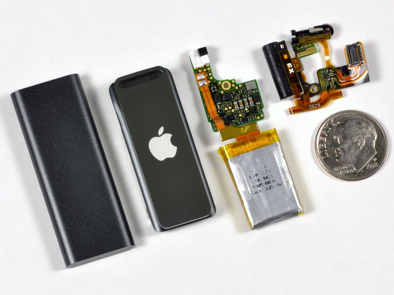 Nowy iPod shuffle rozebrany na części 1