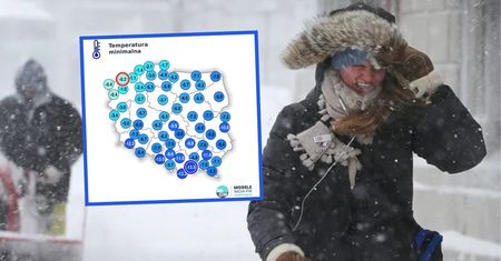 Mróz w Polsce. Rekordowe spadki temperatur. Nawet -17 stopni