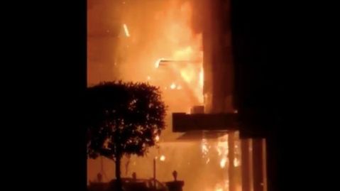 Makabryczny pożar w Indiach