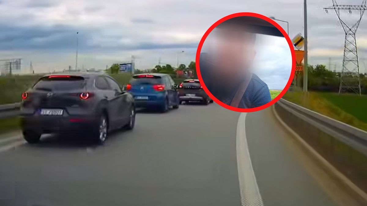 Kierowca kii wysiadł z auta. Jest nagranie.