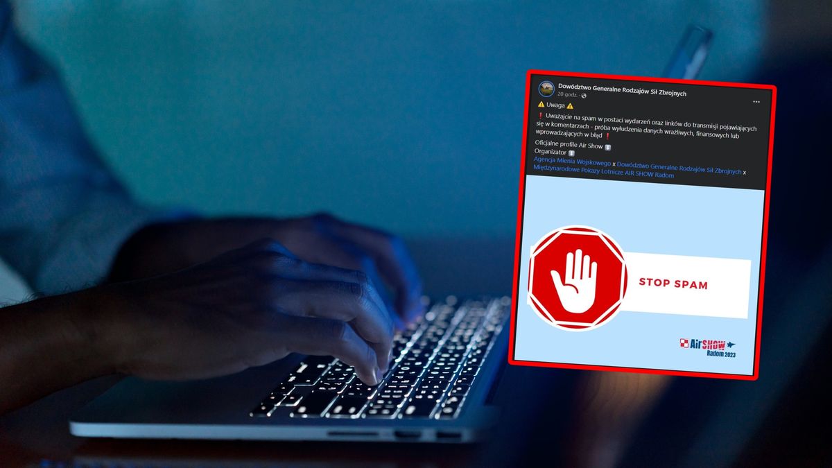 DGRSZ ostrzega przed zagrożeniem na Facebooku.