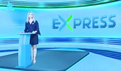 Pasek informacyjny w języku ukraińskim w „Expressie” TTV