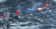 Ukraiński BMP-2 ostrzeliwuje Rosjan. Strzały wyglądają jak z blastera
