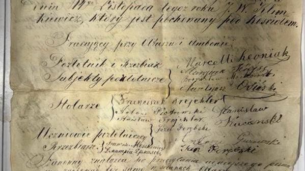 Znalezisko w kościele pw. św. Stanisława Biskupa Męczennika