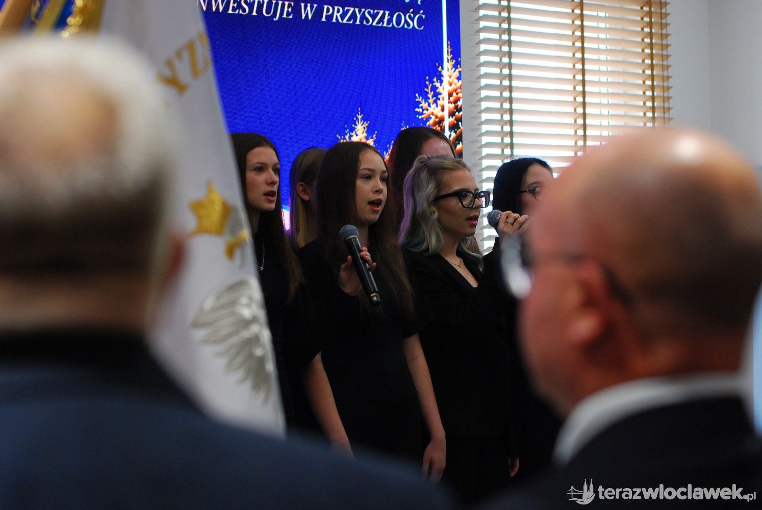 Otwarcie nowego budynku Zespołu Szkół w Kowalu i sztandar