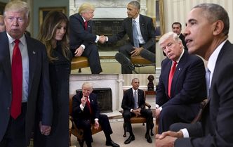 Obama spotkał się z Donaldem Trumpem w Białym Domu! (ZDJĘCIA)