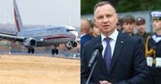 Samolot z prezydentem nie mógł wylądować. Nagła zmiana planów