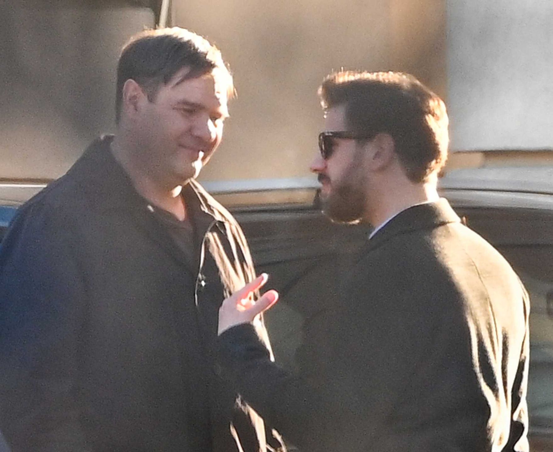 Antoni Królikowski i Tomasz Karolak na planie "Porady na zdrady"